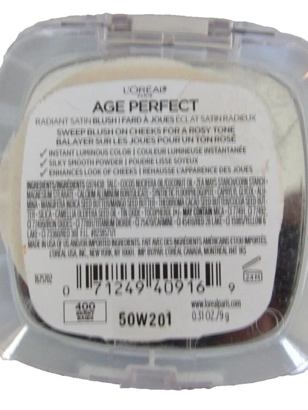 Lot of 2 L'Oreal ~ Age Perfect Radiant Satin Blush ~ #400 Berry ~ New & Sealed